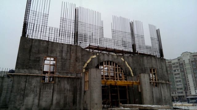 Кожухово Храм Декабрь смотреть онлайн