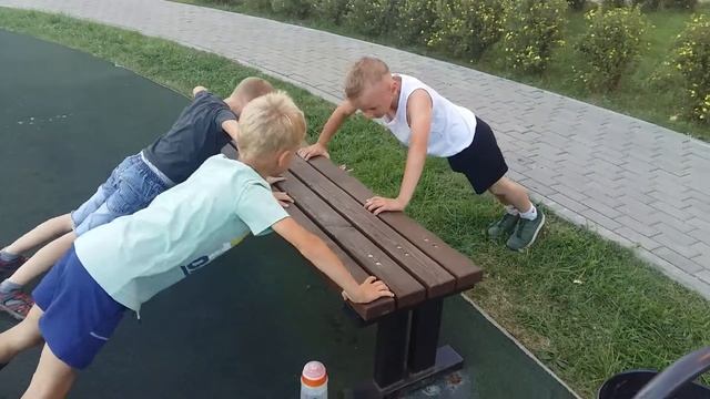 Отжимания 4х20.Команда "Экспресс" смотреть онлайн