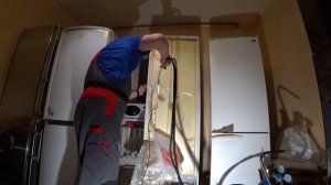 Течь по запенке холодильник Indesit. Ремонт холодильников в Ставрополе. +79620229857
