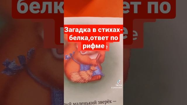 Загадка в стихах- белка,ответ по рифме смотреть онлайн