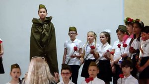 Инсценировка военной песни 5-В