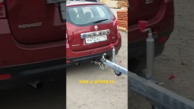 Рено Дастер и лодочный прицеп МЗСА 81771e.101. Казань Чебоксары АРИВА ...