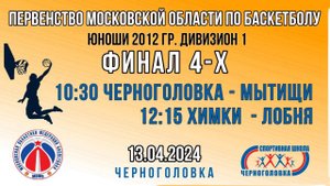 Баскетбол. Первенство Московской области. Финал 4-х. 2012 г.р.