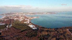 Балтийская коса с высоты птичьего полёта, съёмка с квадрокоптера 2021