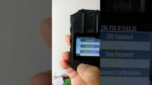 How to change the password on miufly body camera