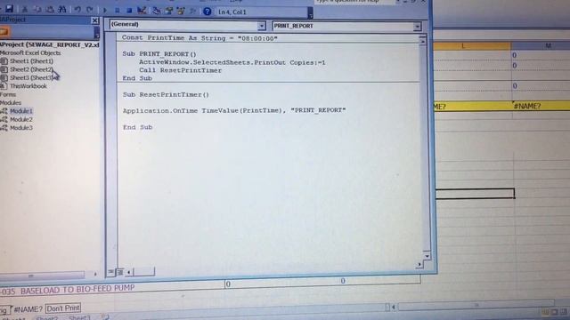 Print open Excel report active sheet every day at specific time смотреть онлайн