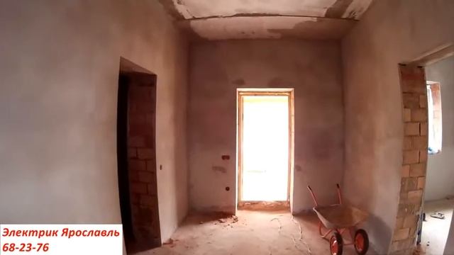 Электрика в доме из керамоблока Штробы Подрозетники