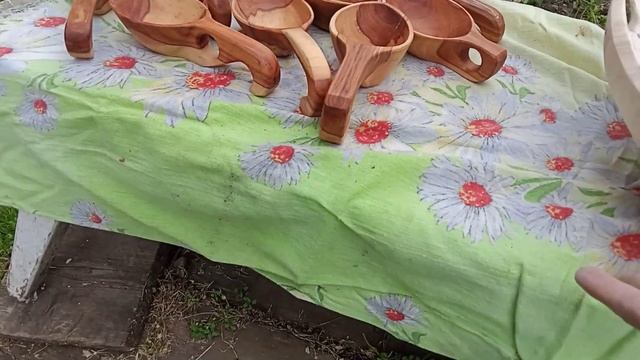 Ваза из капа(сувеля) без покрытия маслом.Прошлогодняя работа. смотреть онлайн