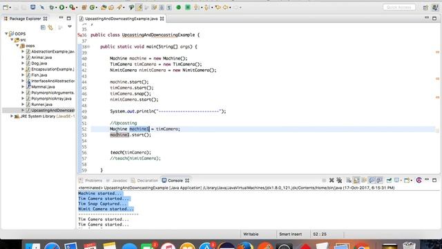 Java Upcasting And Downcasting смотреть онлайн