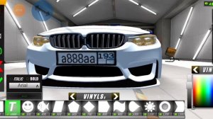 Топ драг настройка а кар паркинг на БМВ м4 и топ винил