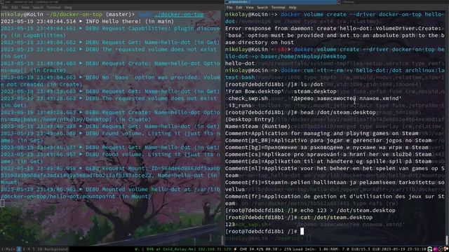 The Docker-on-Top volume driver - demo смотреть онлайн