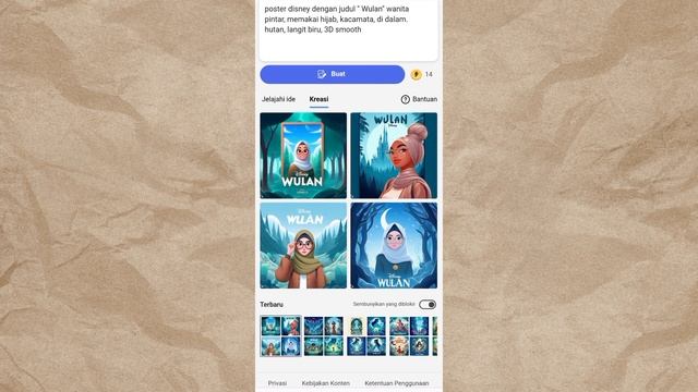 TUTORIAL Cara Membuat Poster Disney Pake AI di HP - Siapapun bisa | Belajar AI untuk Pemula