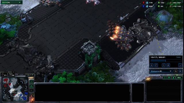 Blue Terran maru vs Red Terran LiquidClem in StarCraft 2 смотреть онлайн