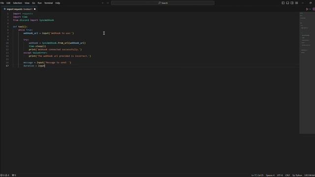 Discord Webhook Spam Tool | Python Tutorial 1 смотреть онлайн