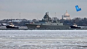 Третий фрегат проекта 22350 с российским двигателем вышел на испытания