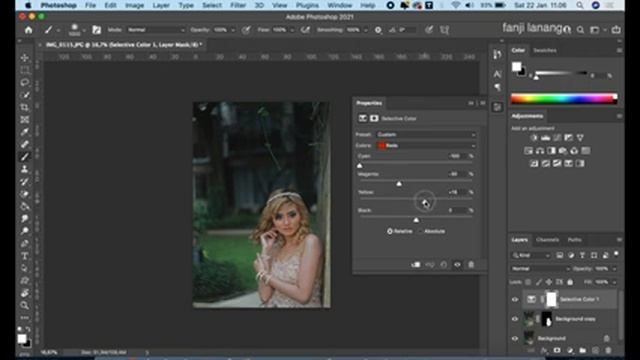 How To Coloring With Selective Color | Adobe Photoshop 2022 смотреть онлайн