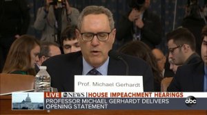 Michael Gerhardt delivers opening statement at impeachment hearing | ABC News