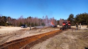 Керженский заповедник. Лесопожарный трактор. Учения - 2022