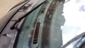 Веерные форсунки омывателя от ВАЗ на Daewoo Matiz в действии