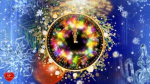 Футаж Новогодние часы  С Новым годом!