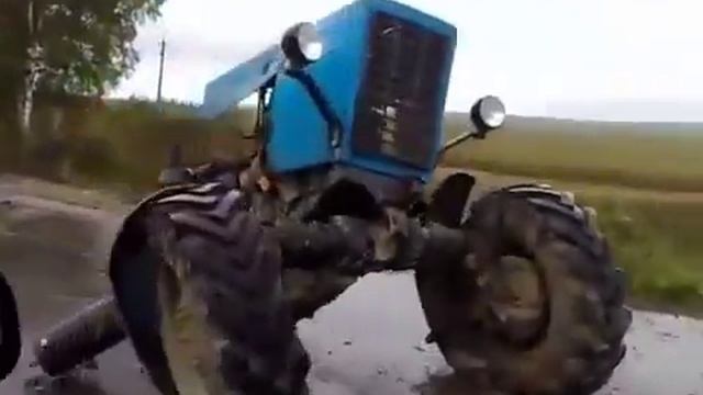 Funny Tractor Accidents