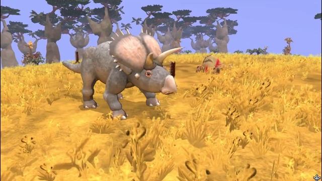 Nasutoceratops vs Arsinoitherium | Dino vs Cenozoic [S2E4] | SPORE смотреть онлайн