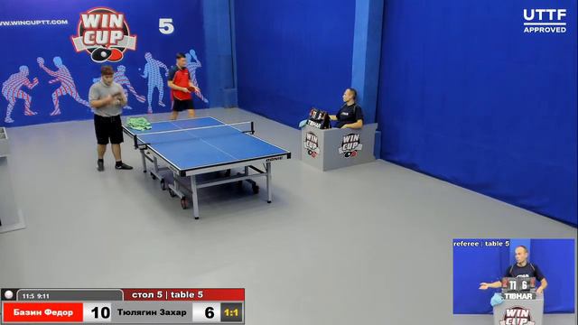11:00 Базин Федор 3-2 Тюлягин Захар стол 5 ЮГ-2 28.09.20 смотреть онлайн
