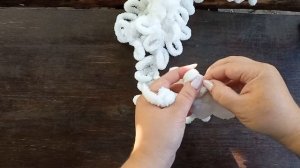 Alize Puffy узор "Волна" Вяжем с Nilena Sans вязание руками