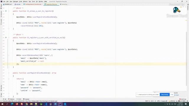 15 Laravel testing tutorial - Adding the User registration feature using TDD