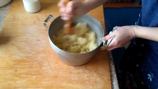 Шаньги. Өчпочмак (треугольники) в русской печке.