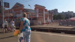 . Дмитров. Поездка на электричке по городу (Московская область)