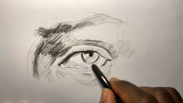 ASMR Trace | How to Draw Eyes! (no talking ASMR)| Relaxing sketching, drawing, paper sounds etc. смотреть онлайн