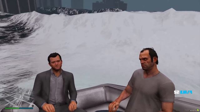 КАК ПЕРЕЖИТЬ ОГРОМНОЕ ЦУНАМИ В GTA 5 ВЫЖИВАНИЕ КОНЕЦ СВЕТА 🌴 ГТА 5 МОДЫ РАЙЛЮХА смотреть онлайн
