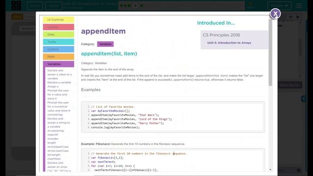 Unit 5 - Lesson 13 #4: Adding Items To An Array смотреть онлайн