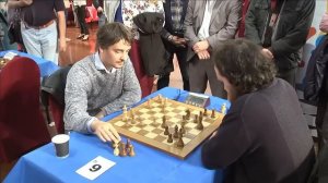 6 тур. Морозевич - Ноздрачев, Шотландская партия. Чемпионат Москвы по блицу 2016. Владимир Белов