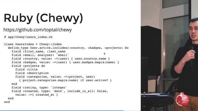 Иван Шаматов. Elasticsearch в руби приложении смотреть онлайн