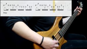 Pantera - 5 Minutes Alone (Bass Only) (Play Along Tabs In Video)