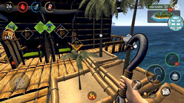 Ocean Nomad... ура растительность, и смотрим как растет пальма. смотреть онлайн