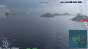 Обзор линкора 8 лвл Гасконь/World of Warships