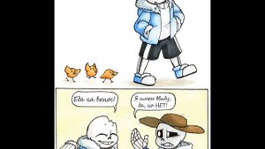 Озвучка комиксов по undertale au || RU