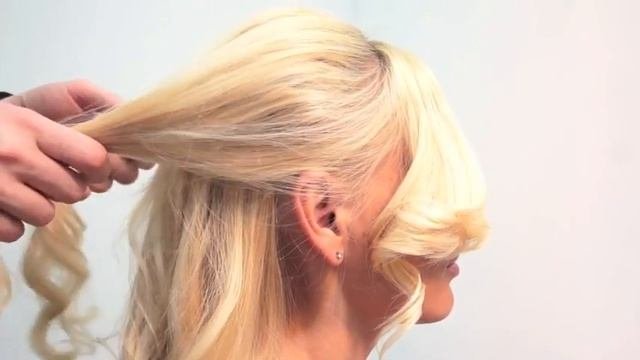 Вечерняя прическа Evening hairstyle for long hair parikmaxer.tv