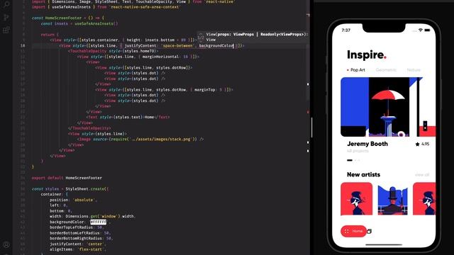 HOW TO MAKE AN APP ? FULL DEMO WITH REACT NATIVE AND FIGMA смотреть онлайн