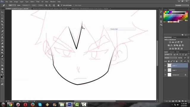 How to Setup Brush for Anime Linework in Photoshop CS6 by using a mouse смотреть онлайн