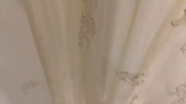 Золотая органза с печатным рисунком-вензель. Ткань тюлевая арт. NIL 53 смотреть онлайн