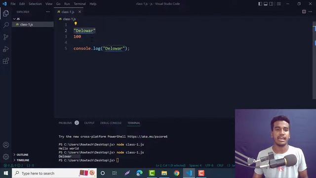 JavaScript Bangla Tutorial | how to declare variables in JavaScript | Developer Delowar