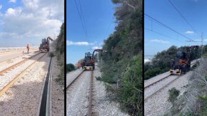 Борьба с травой и ветками на железной дороге