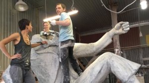 Большие уличные скульптуры. Изготовление фигур из стеклопластика