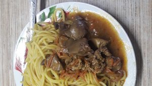 Гуляш из куриной печени