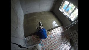 Обустройство мокрой стяжки или как сделать ровную стяжку тёплого пола