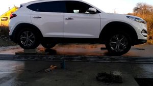 Проверка полного привода Hyundai TUCSON